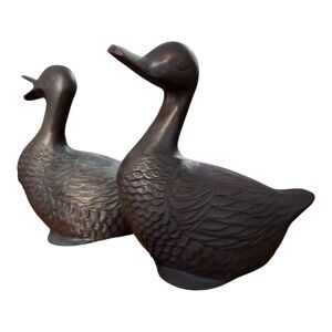 Lacquered Pair Of DUCKS